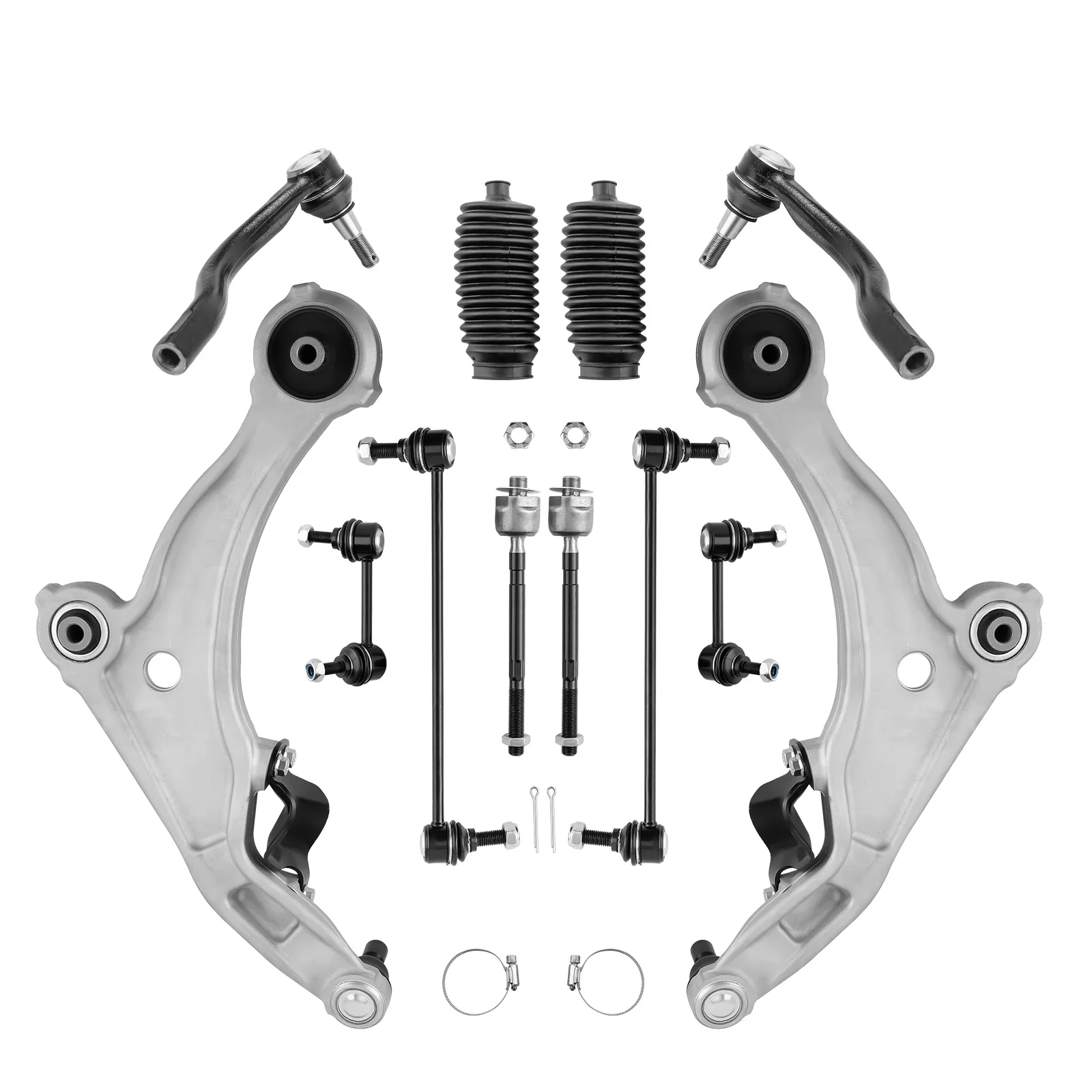 

Комплект передней подвески: рычаги управления с тягами стабилизатора для Nissan Maxima 2009-2014