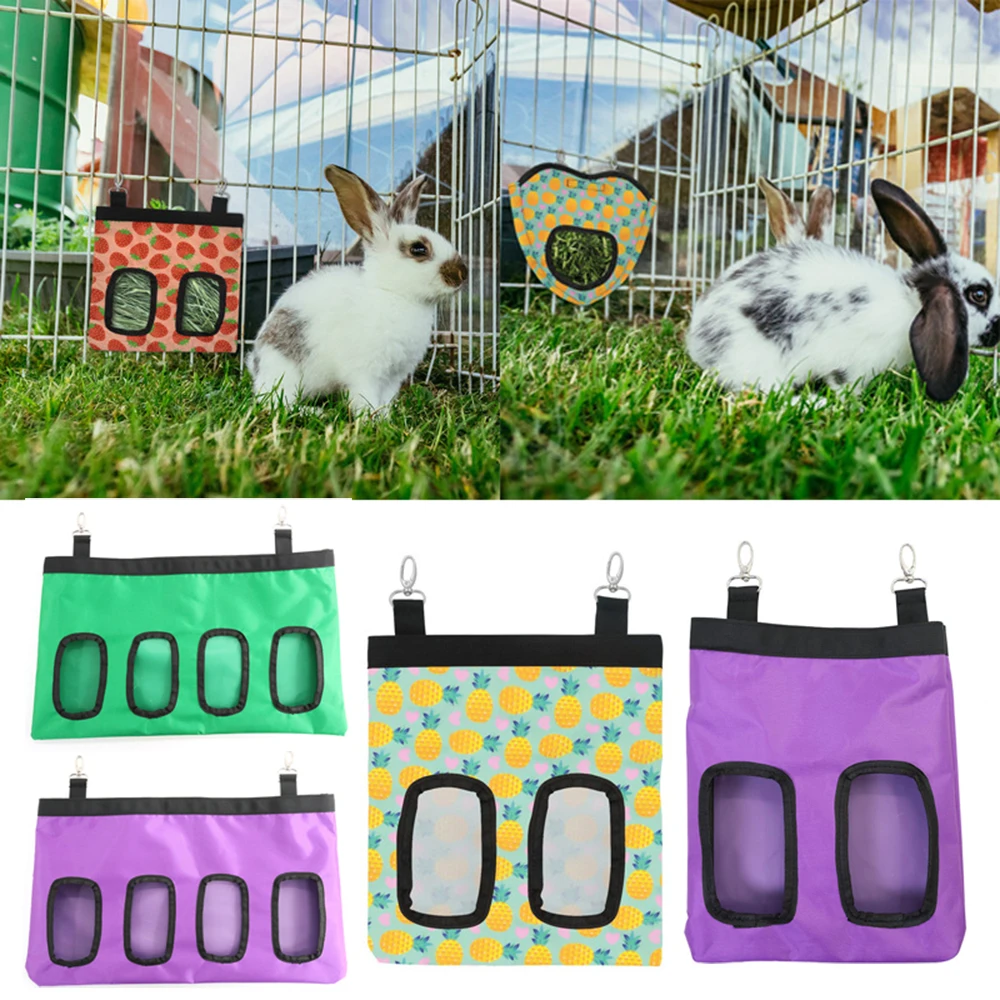 Rabbit Feeding Bag, Chinchilla, Guinea Pig, Mole Feeding Bag, Rabbit Hay Bag, Pet Food Bag, Waterproof Hay Bag