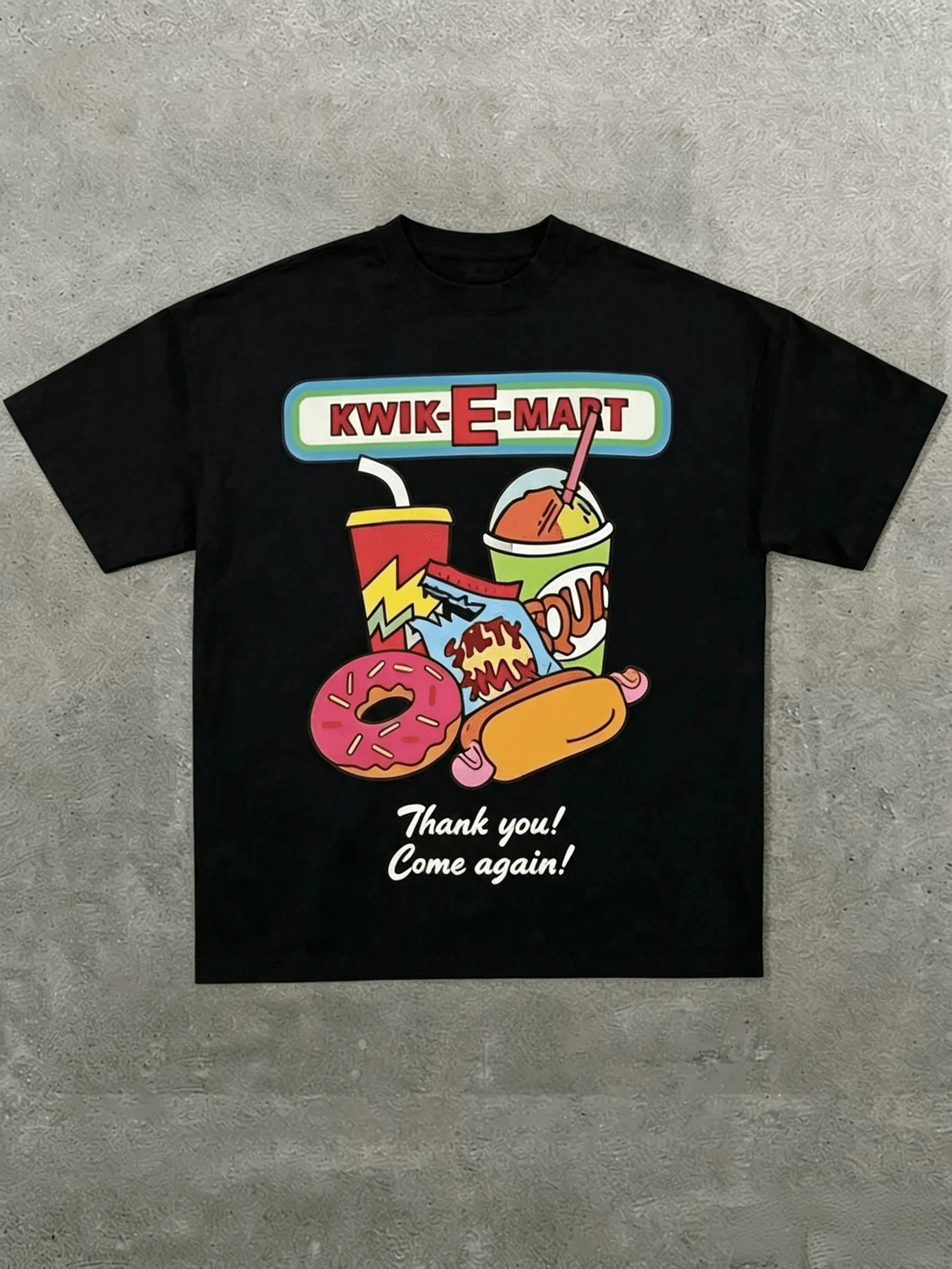 Kwik-E-Mart Snack Combo Cotton T-Shirt 