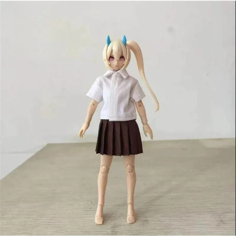 1/12 Scale Female Casual Super Mini Short Skirt Pleated Skirt Clothes Model for 6