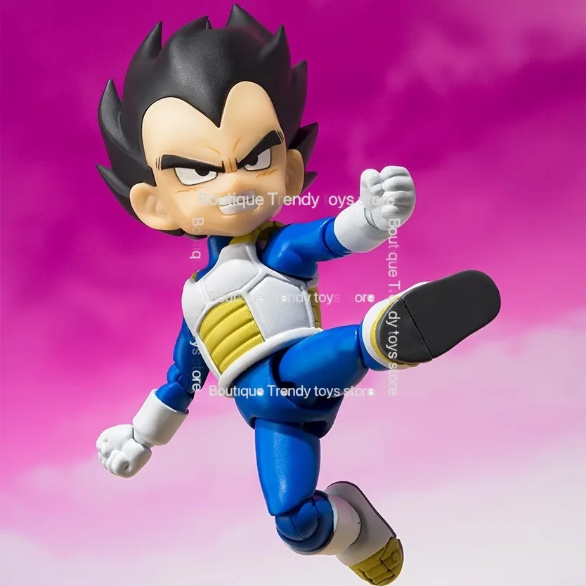 BANDAI S.H.Figuarts SHF Dragon Ball Vegeta Goku Piccolo Super Saiyan MINI DAIMA Anime Action Figures Model Toys view 4