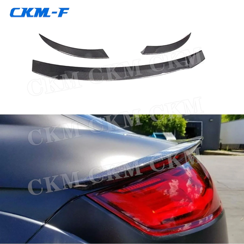 

for Audi TT TTS TTRS MK3 Coupe 2015 2016 2017 Carbon Fiber Rear Boot Spoiler Trunk Wing FRP Rear Spoiler Body Kits Accessories