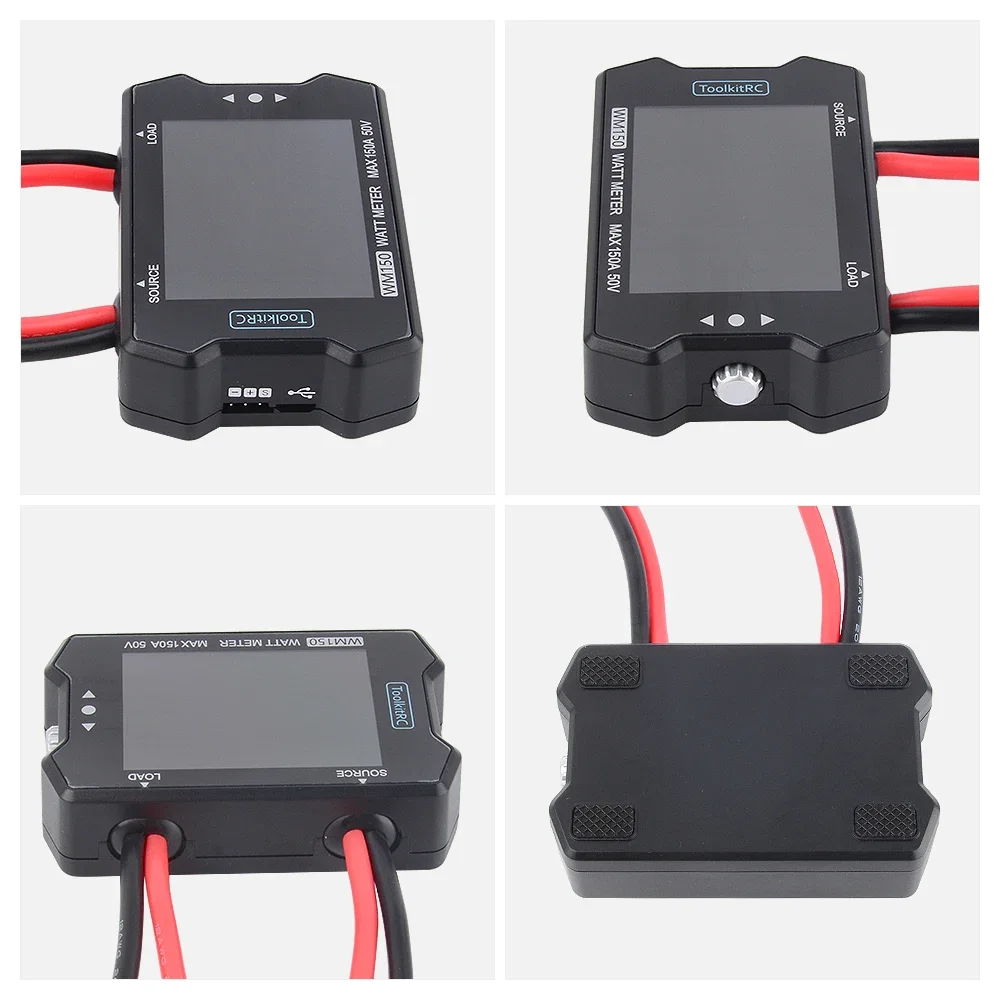 ToolkitRC WM150 150A 50V Watt Meter Power Analyzer LCD Display Voltage Current Tester PWM Output for RC FPV Drone