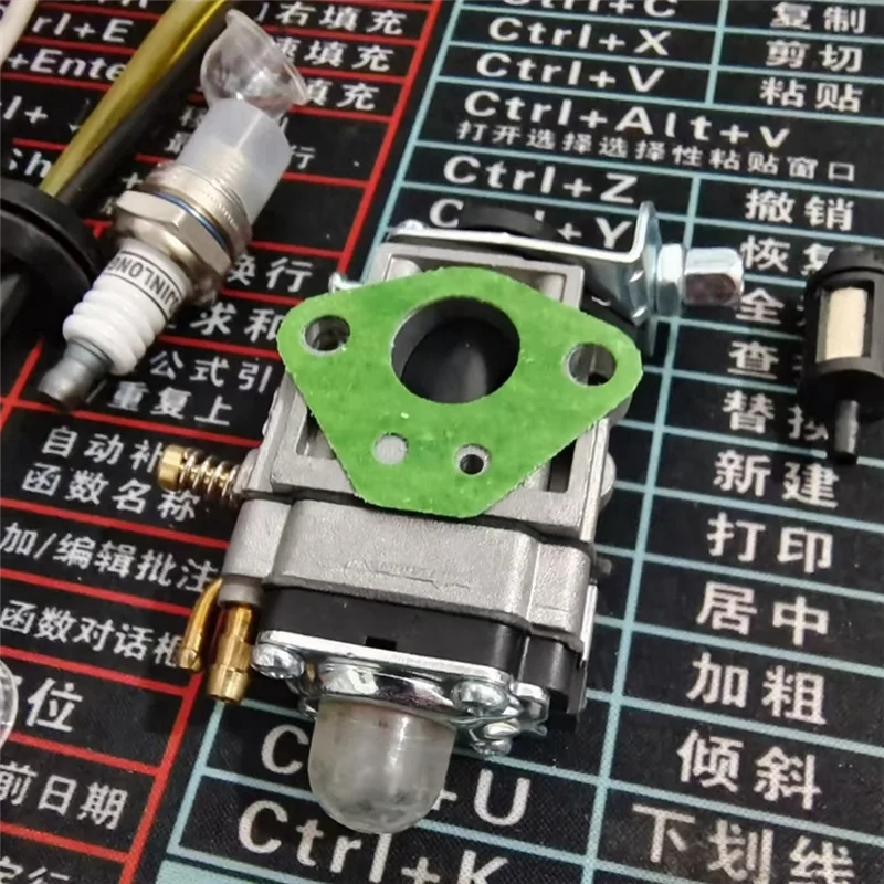 Kit de carburateur AY03-15Mm pour Scooter, débroussailleuse, carburateur, coupe gazon à essence pour 40-5 43CC 47CC 49CC 50CC 2 temps