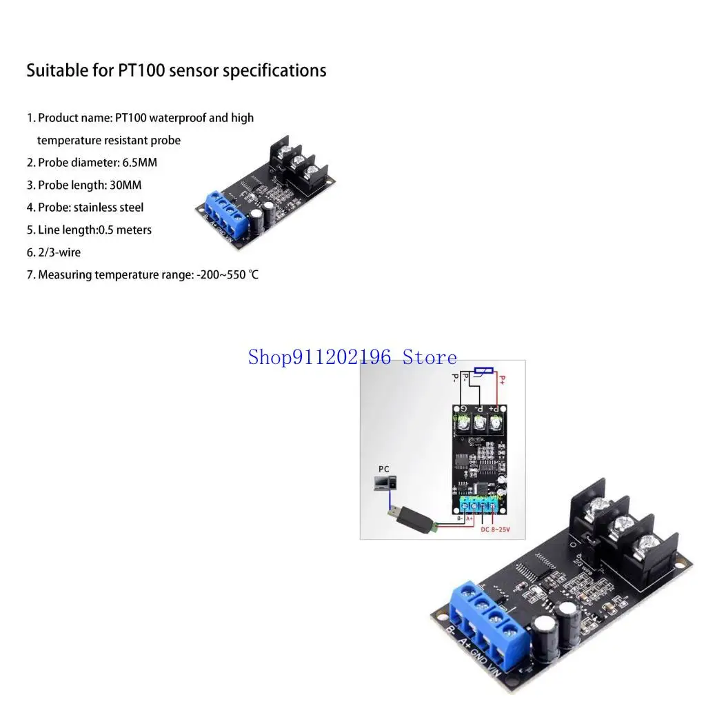 P82A PT100 Metal Th…