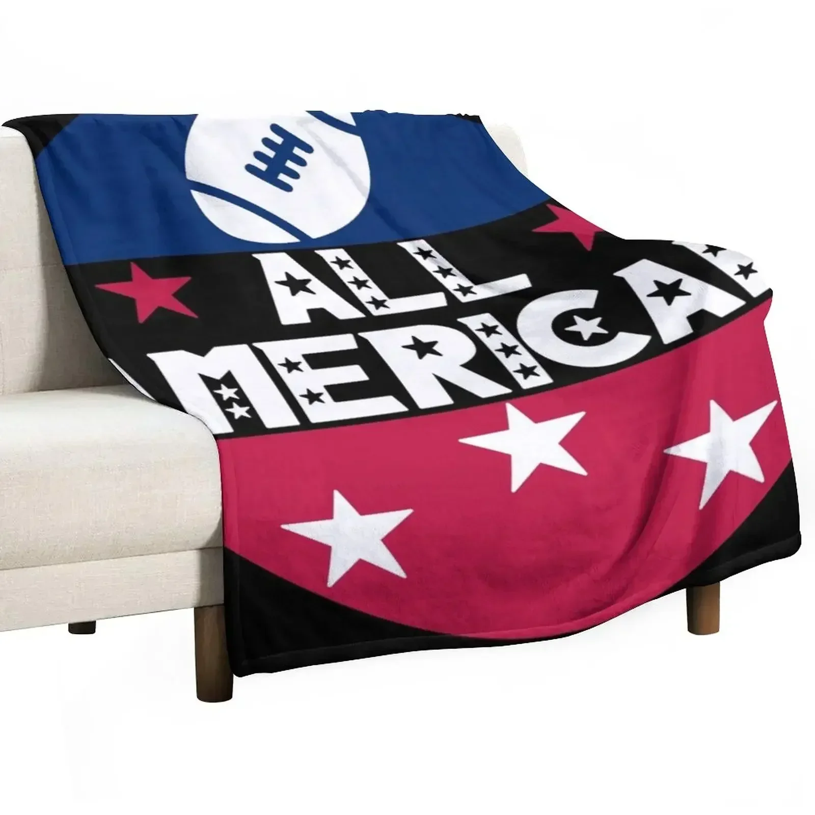 

CW All American Throw Blanket blankets ands For Decorative Sofa Custom Blankets