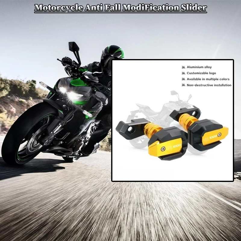 

For KAWASAKI Z1000 2010-2020 2019 2018 2017 Z 1000 Motorcycle Falling Protection Frame Slider Fairing Guard Crash Pad Protector