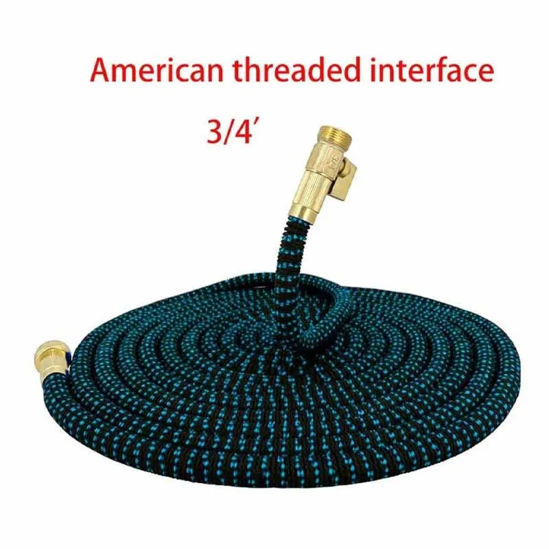 Leakproof Flexible Hose, 7 Spray Modes, High-Pressure Spray Gun, 3/4 American Water Pipe, Car Fine Cleaning, Outdoor Watering