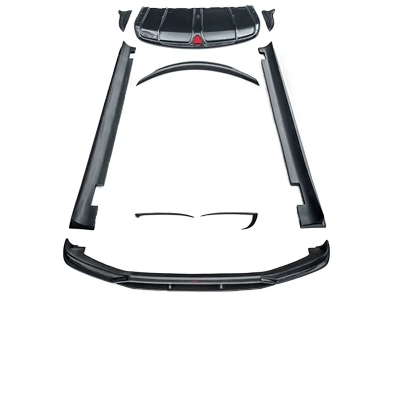 CMST Style Carbon Fiber Body Kit Front Bumper Side Skirt Rear Diffuser Spoiler 2016-2020 forTesla Model S