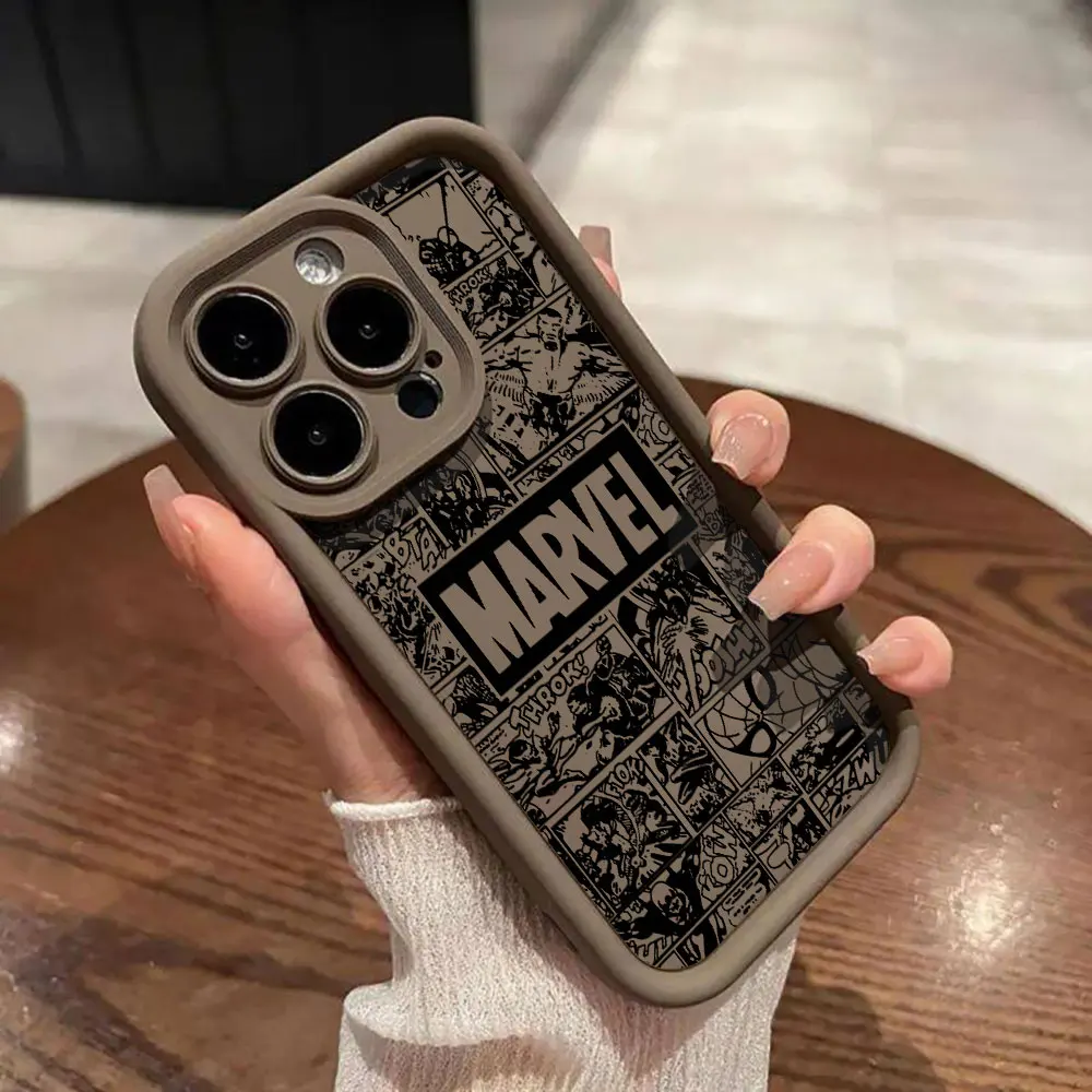 Marvel Logo Phone Case for Samsung Galaxy S23 FE S24 Ultra S22 Plus S21 S23 Ultra S20 FE Note 20 Ultra Soft Silicone Cover image 4