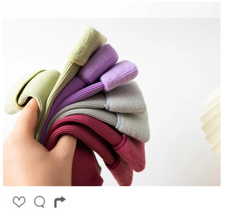 Winter Süßigkeiten Farben Mädchen Kinder Baumwolle vertikale Streifen lange Socken kälte beständig halten warm verdicken Baby Kind Jungen Schnees trümpfe – Detail 15