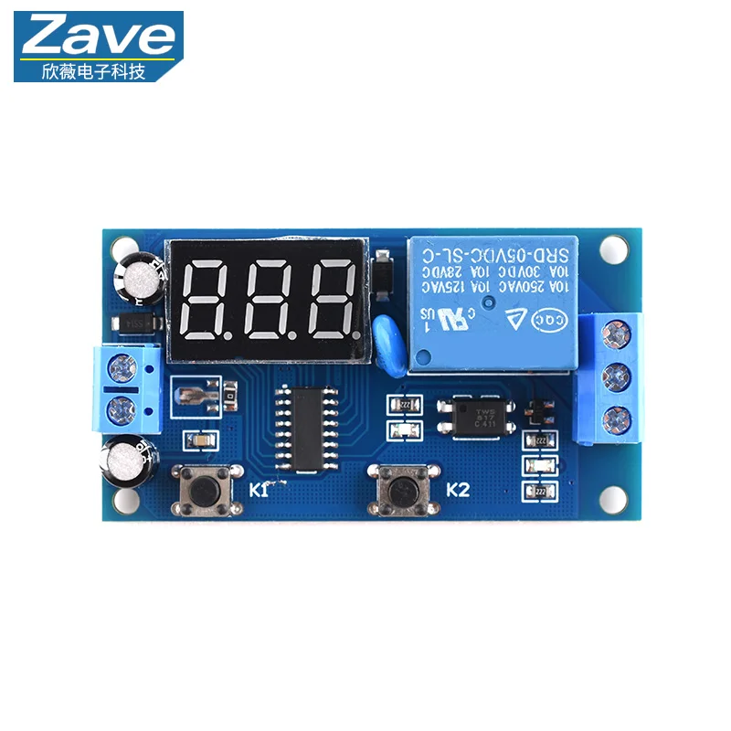 Time Control Switch, Intermittent Infinite Cycle Countdown Switch Controller, 5V Timing Relay Module