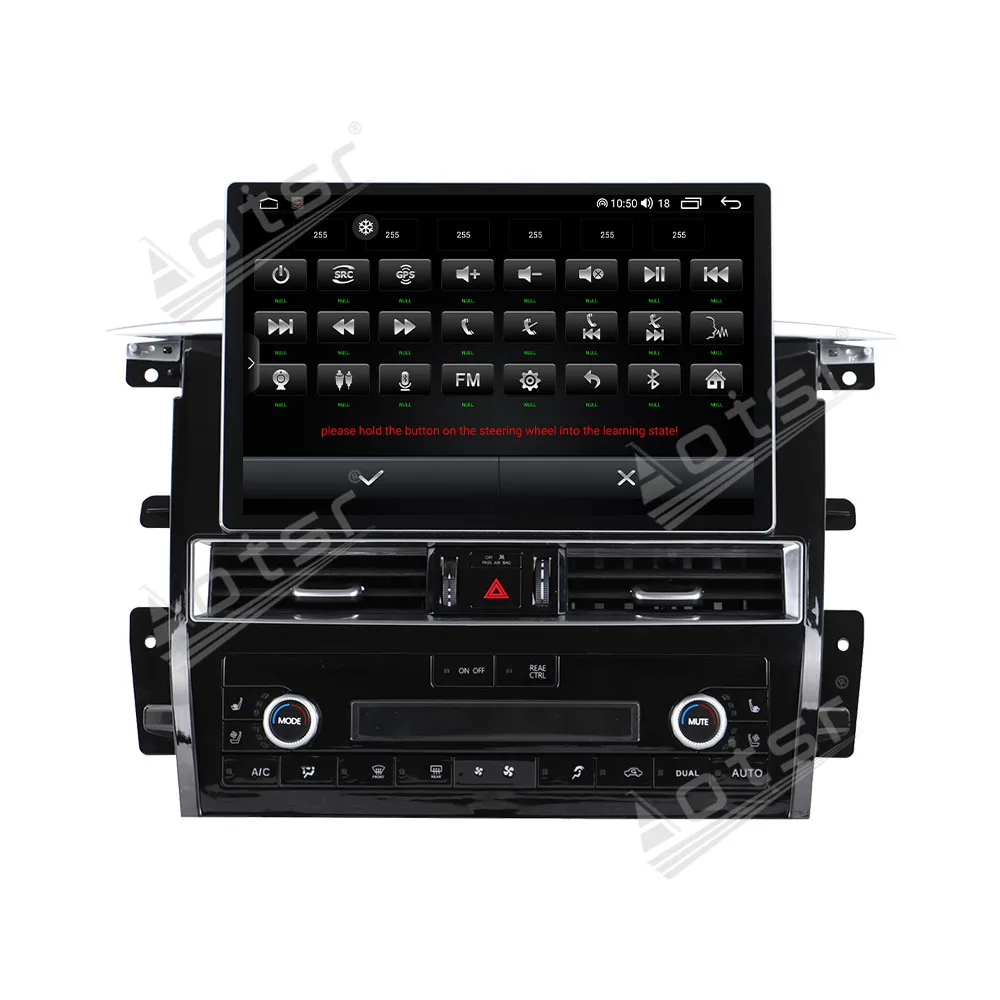 Central Multimídia Android 15 de 13.1 Polegadas para Nissan Patrol 2012-2020 com CarPlay Sem Fio, Android Auto, GPS e Áudio de Alta Resolução