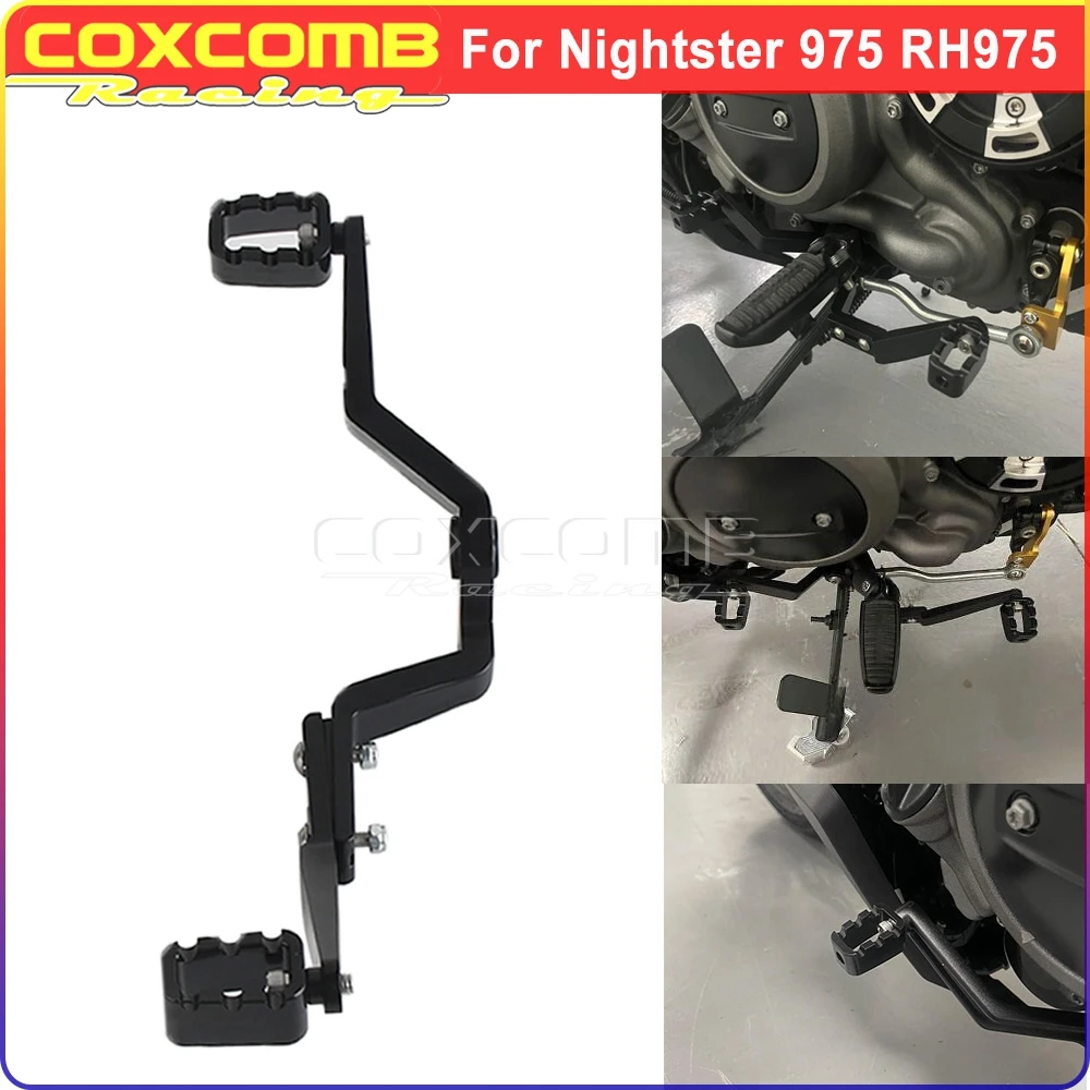 

Motorcycle Gear Shift Lever Aluminum Heel Toe Shift Front Rear Shifter Pedal Peg For Harley Nightster 975 RH975 RH 975 Special