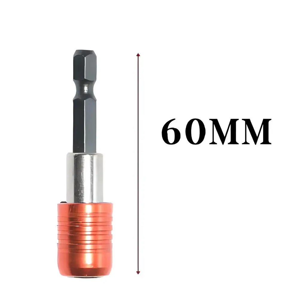 6個入り 1/4インチ 六角軸 クイックリリース マグネット式ドリルビット ドリルビットツールセット 3サイズ レッド ドライバービット エクステンションバー ホルダー