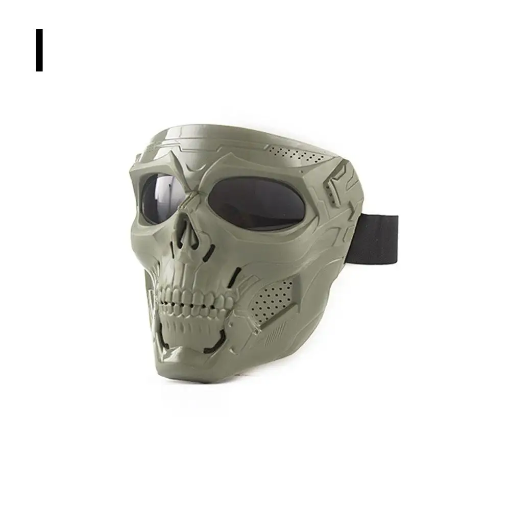 Kreative Schädel Motorrad Reit Maske Retro Harley Maske Winddicht Staubdicht Gesichtsmaske Outdoor Brille Einstellbare Gummiband