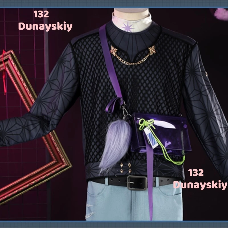 مجموعة كاملة من أزياء Kuya التأثيرية، سراويل Nu Carnival، ملابس خارجية، قفازات بقلنسوة مثالية لزي كرنفال الهالوين