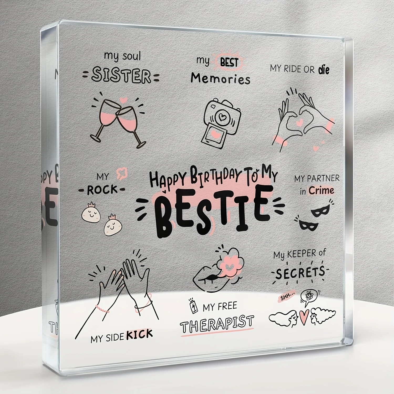 هدايا Bestie للنساء، هدايا الأصدقاء، هدايا أفضل الأصدقاء للنساء، هدايا الصداقة للنساء، هدايا عيد الميلاد لأخت Bff Soul #1