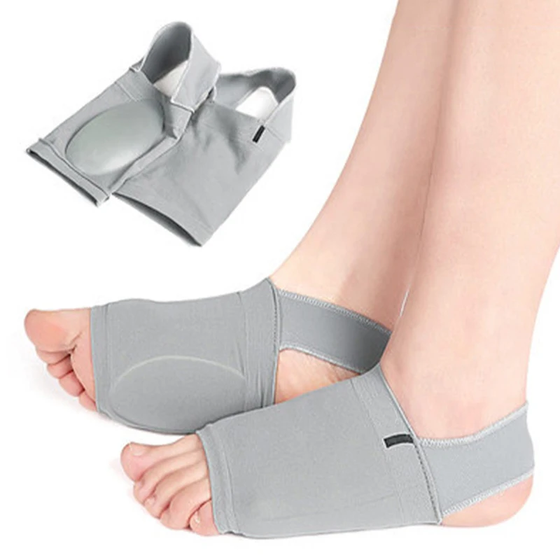 Solette plantari manicotti di supporto per arco fascite plantare speroni per tallone cura del piede piedi piatti alleviare il dolore manicotto