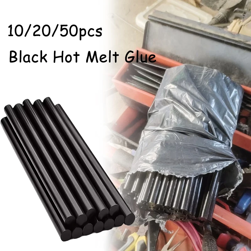 10/20/50pcs Black Hot Melt Glue Car Dent Repair Adhesive Sticks Home DIY Tools for Hot Melt Glue Craft Album Repair Glue Stick