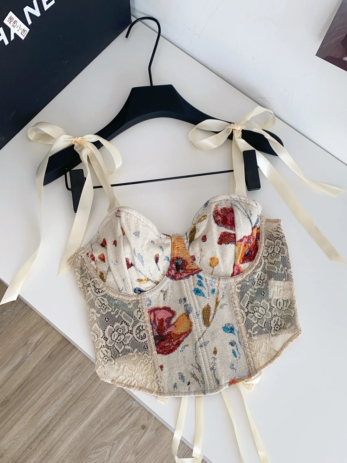 Dopne Pure Desire Strapl Crop Top Women Summer Fibone Waisand Me Splice Sexy Small Size Vest Commute Sle Slim Fit