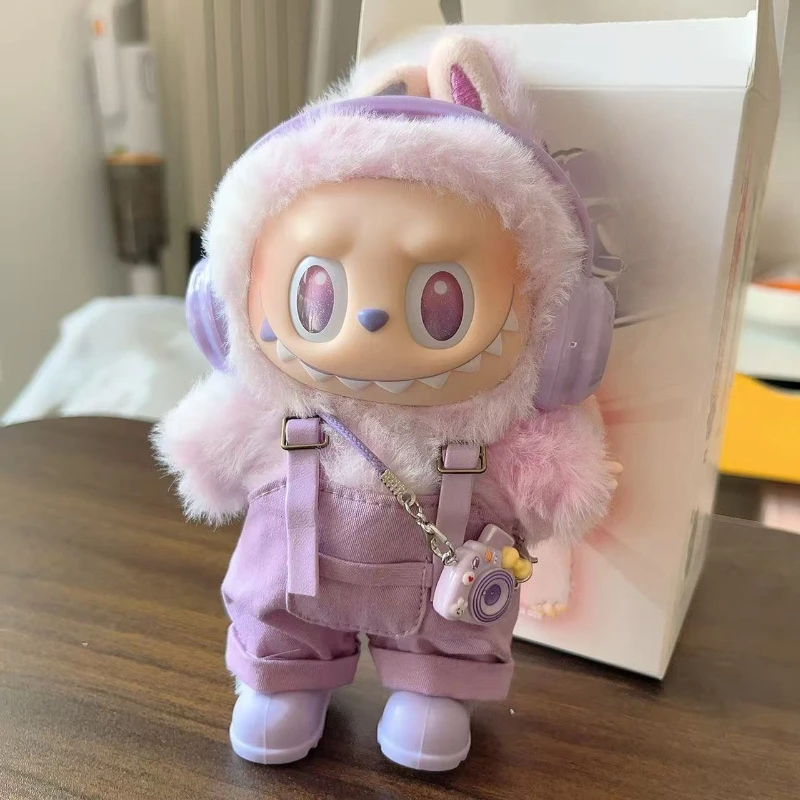 

Новая мультисерия, мини-кукольная одежда, аксессуары для наряда для куклы Labubu 15-17 см, аксессуары для одежды «сделай сам»