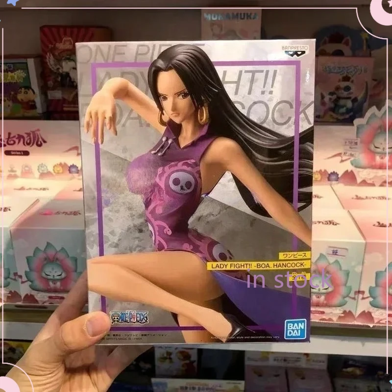 

В наличии Bandai натуральная цельная аниме Боа Хэнкок фигурки Коллекционная модель LADY FIGHT изысканная кукла игрушки подарки