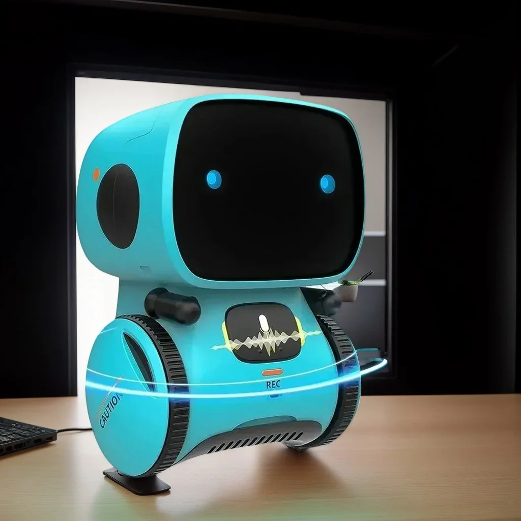 

Intelligent Multilingual Robot Toy with Voice & Touch Control - Educational Interactive Gift for Kids (Russian/English/Spanish)