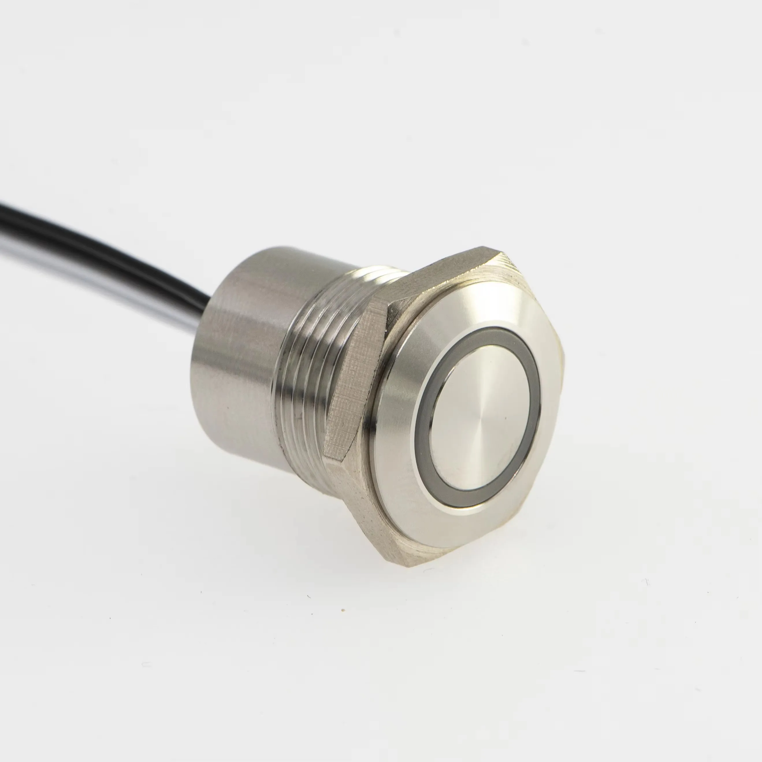 ELEWIND 22MM Short Body Under 20mm Maintained Push Button Switch With Light(16mm.19mm Can be choose)