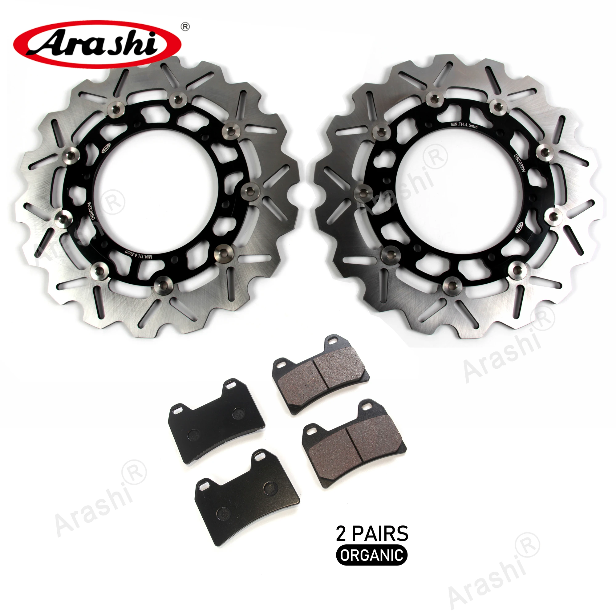 

Arashi CNC Front Brake Disc Brake Pads For YAMAHA XJR1300 XJR 1300 1999 Motorcycle Full Floating Disk Rotor