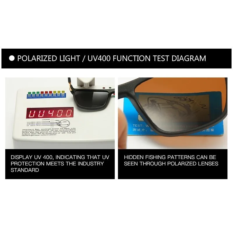 Tr90 Polarization Sunglasses Square Flexible Driving Rubber Square Sun Glasses Fishing Polarization Outdoor Sunglases Women Men