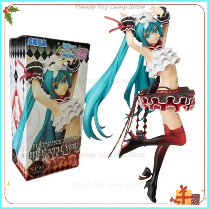 

【В наличии】SEGA SPM Hatsune Miku DIVA MEGA 39' S Hatsune Miku Breathes You ПВХ 24 см Анимационная экшн-кукла Модель Орнамент Подарок