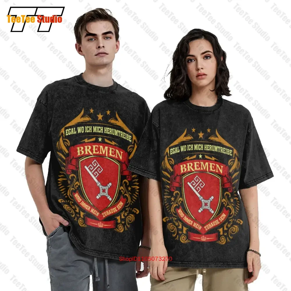 Egal Wo Ich Mich Herumtreibe Bremen Wird Immer Mein Zuhause Sein Plus Size Essential T-Shirt CMUK