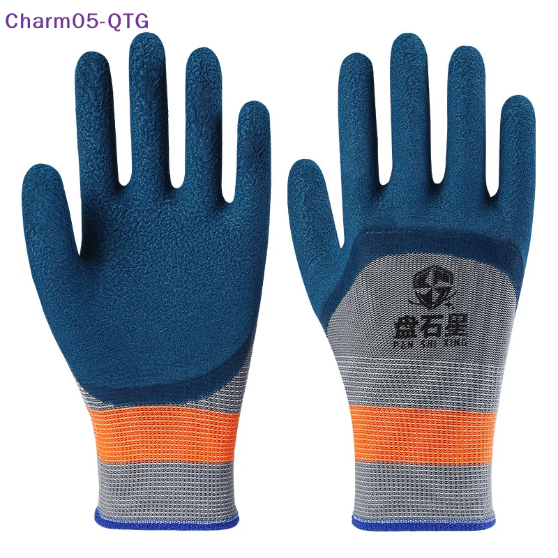 

New 1Pair Tire Rubber Gloves Wear-resistant Non-slip Work Gloves Labor Protection Gloves Home Improvement Garden Construction