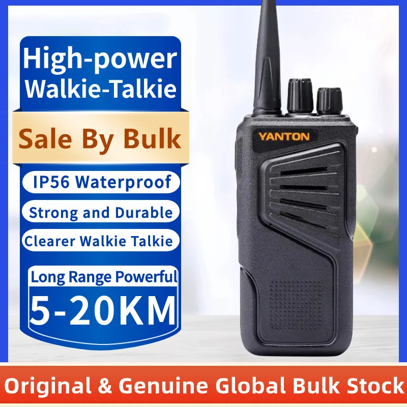 YANTON Large Range Portable 5Km Radio 16 Channels Walkie-Talkie