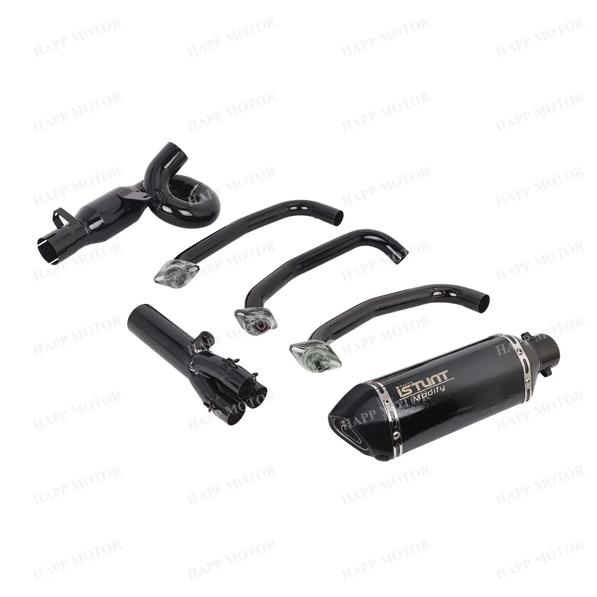 ل CFMOTO 675SR 675SRR 675SS 675NK جميع السنوات نظام الهروب من عادم الدراجة النارية سهل الارتداء عادم 675SR مع قاتل DB قابل للإزالة #6