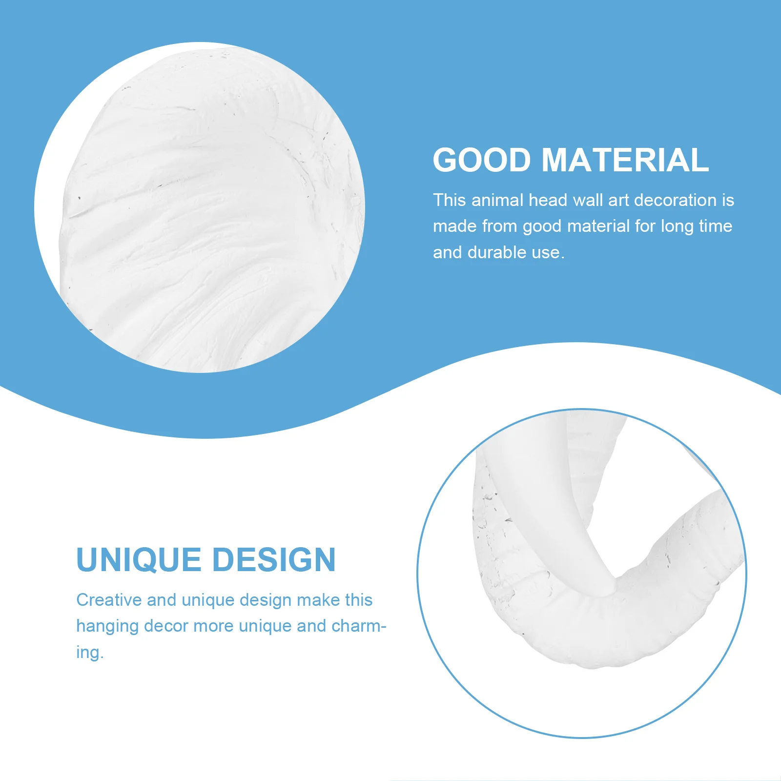 

Head Wall Decor Resin Animal Sculpture Home Art Craft Living Room Bedroom Wall Hanging African Decor