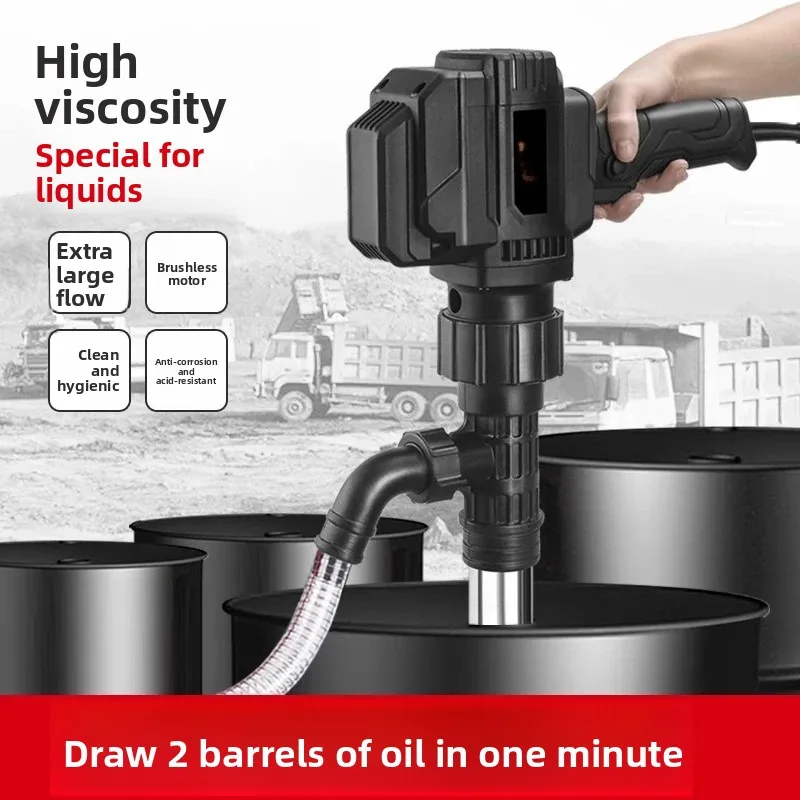 

High power brushless electric oil pump, high viscosity resin glycerol pump