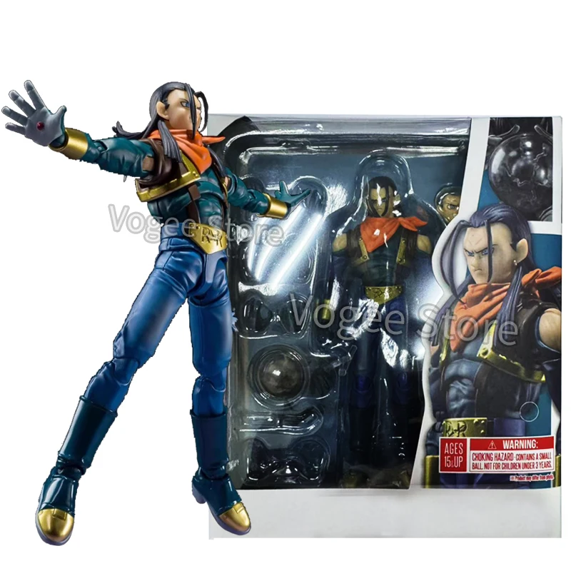 

Shf Dragon Ball GT Super Android 17 Фигурка 16 см Аниме Коллекция Фигурка ПВХ Подвижная модель Украшение Игрушки для детей Подарок