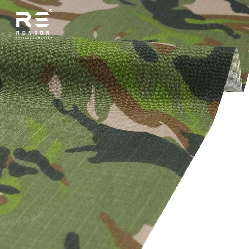 

hot sale 50% Nylon 50% Cotton Ripstop fabric 81TYPE Camo NYCO5050 tactical fabric use for uniform in stock