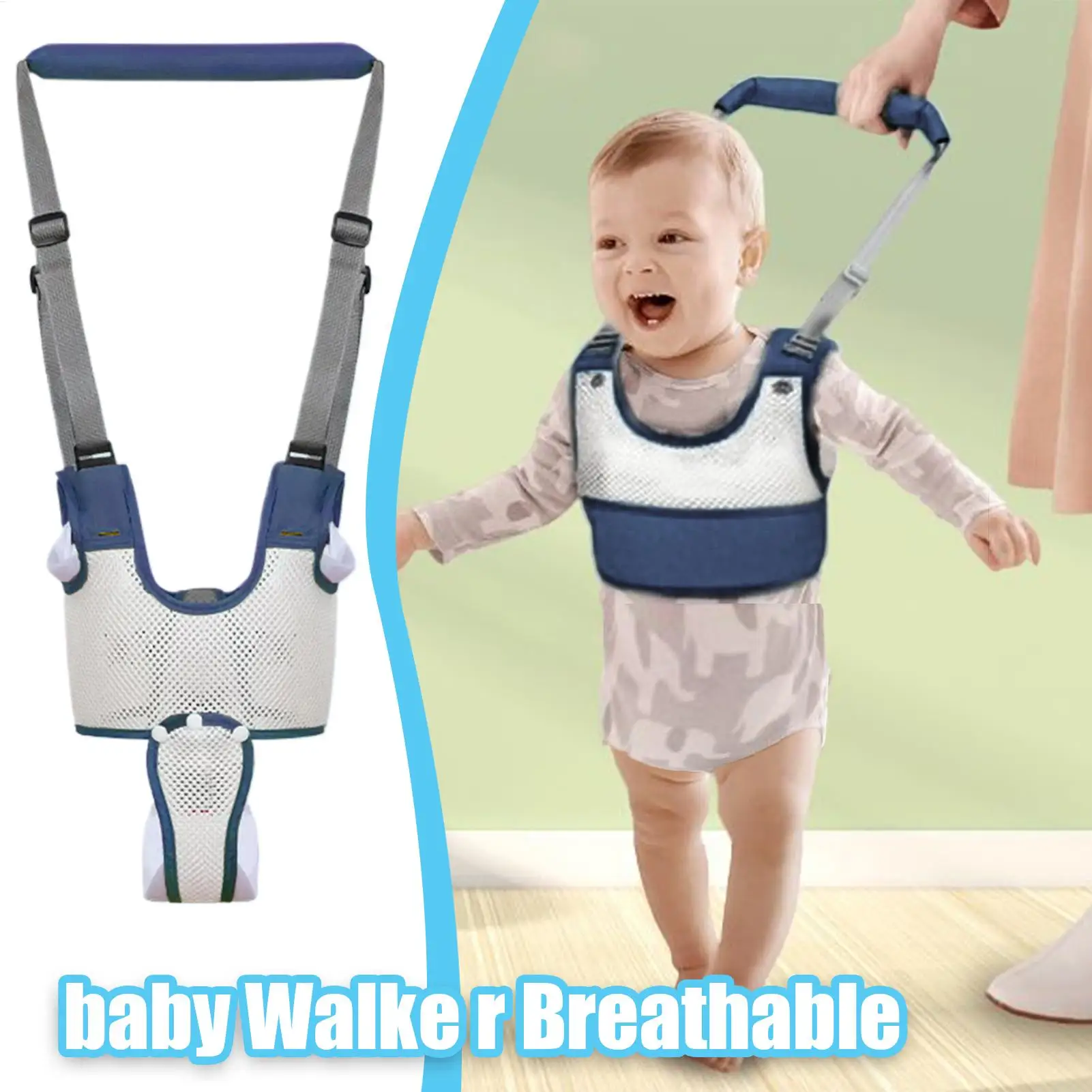 

Дышащий поддерживающий пояс для обучения ходьбе малышей, пояс для поддержки при ходьбе, облегчающий первые шаги и способствующий развитию.