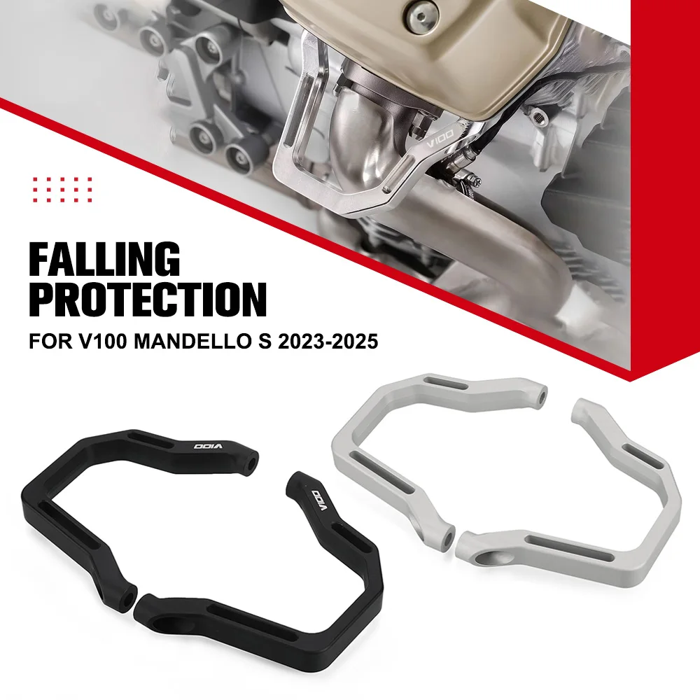 

Engine GUARD Engine Frame Crash Protection For Moto Guzzi V100 Mandello S 2023-2024-2025 Motorcycle Accessories CNC Aluminum