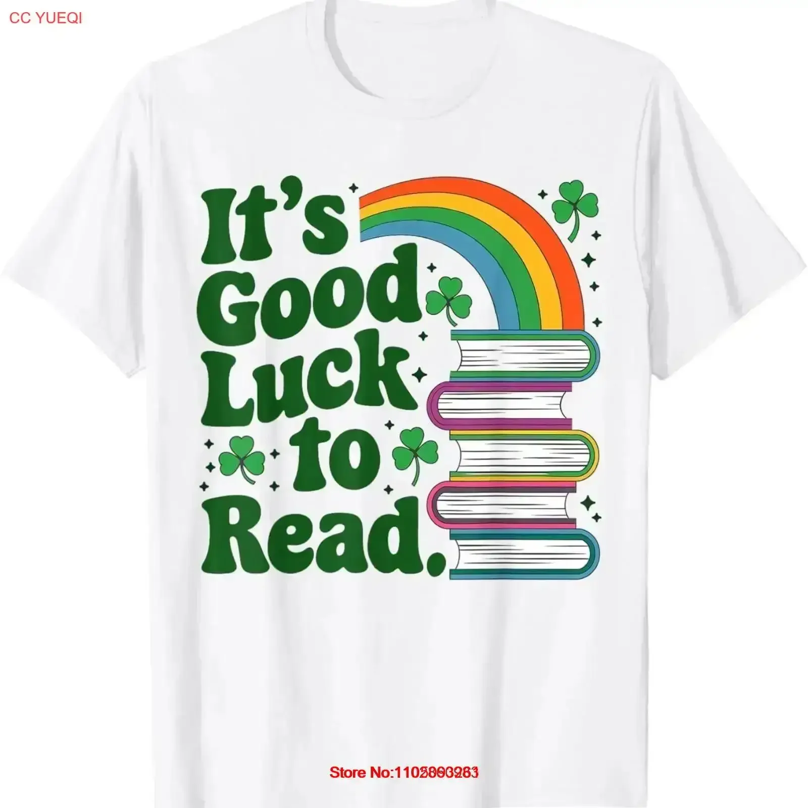 

Футболка «Все удачи, чтобы читать», футболка для учителя библиотекарь ко Дню Святого Патрика, винтажная, универсальная, уличная, модная, мягкая, винтажная