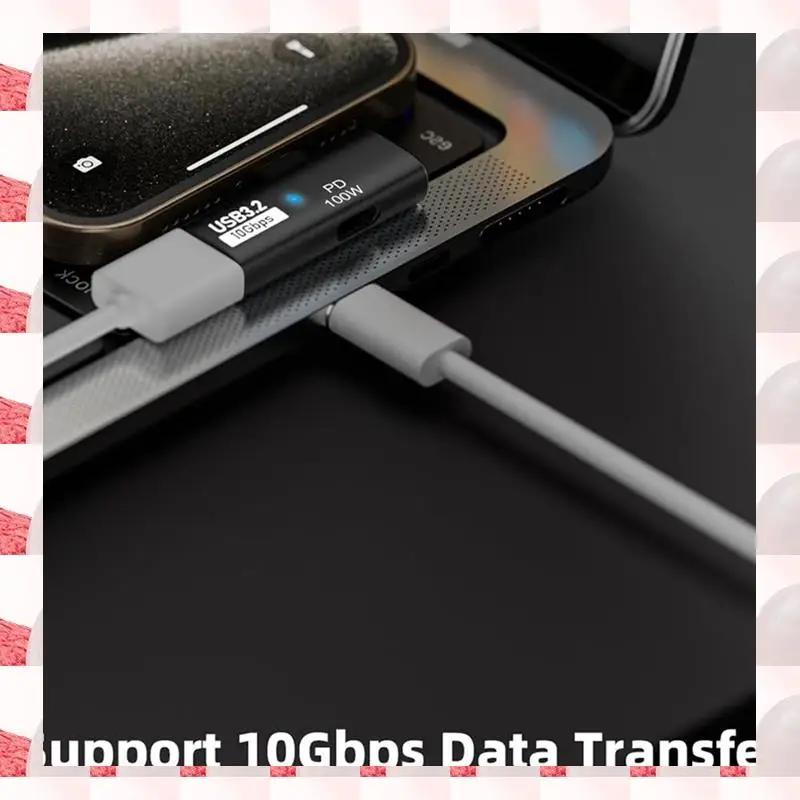 

Адаптер ABGN 3X 2-в-1 USB C к USB 3.2 с портом зарядки 100 Вт, конвертер Thunderbolt 4/3 OTG для Rog Ally, черный