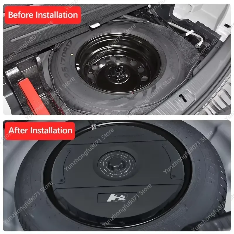 for Zeming High Performance Spare Subwoofer 11W Powerful Bass Automotive Active Subwoofer for Car Audio System Upgrade