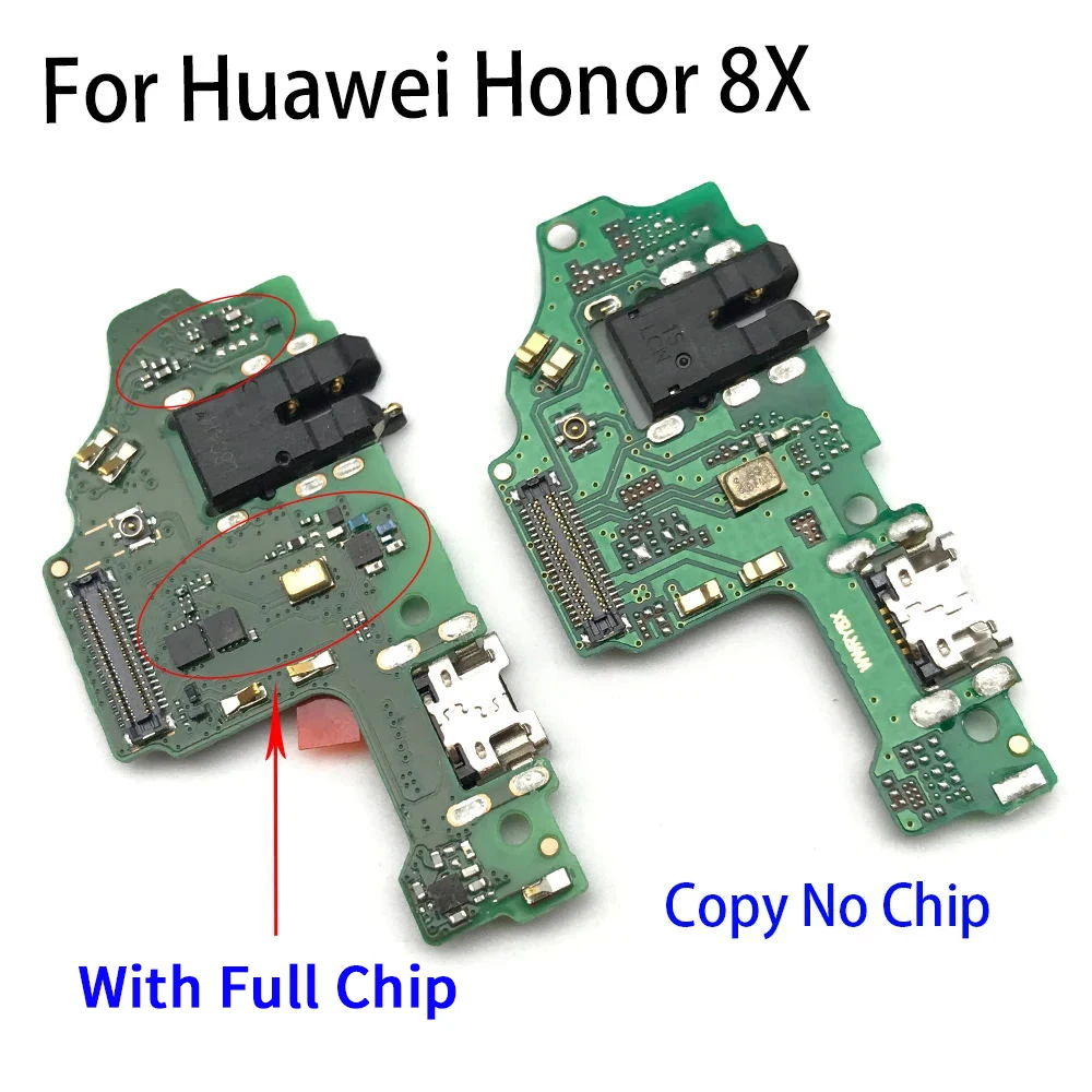 New For Huawei Honor 8X Micro USB Charging Connector Port Flex Cable Replacement Module Board