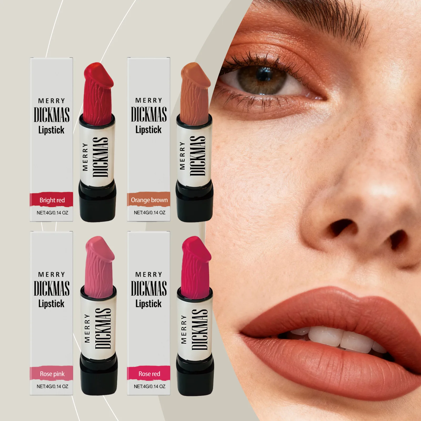 Meerkleurige lippenstift Blijvend Waterdicht Zacht Hydraterend Natuurlijk gepigmenteerd Gemakkelijk Lipvormend Matte textuur Perfecte lipgloss