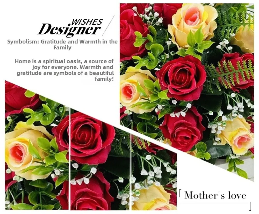 18 Köpfe Echte Glückliche Blumen in 8 Farben für Fotografie, Geschenk zum Valentinstag, Mini-Kristallgras-Bouquet – Detail 16
