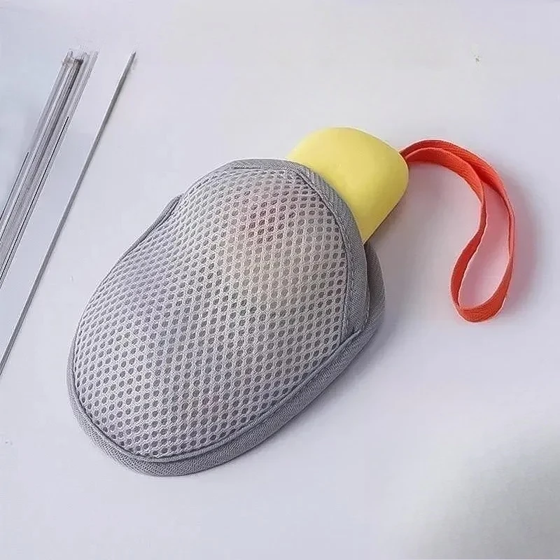 

Sandwich Mesh Soap Bag Exfoliating Soap Bubble Bag Bath Scrub Towel Mesh Drawstring Soap Bag Practical Storage Bag Foaming Net