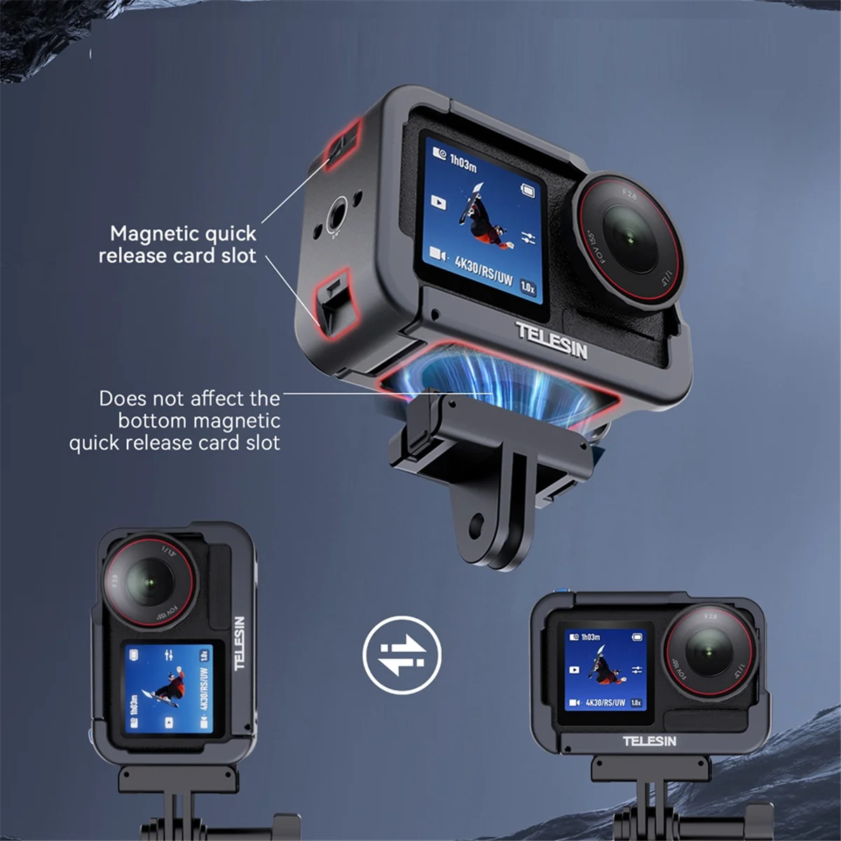 Custodia protettiva A74Z per Action 3 4 5Pro Guscio per scarpe doppio clod per Action 3 4 5pro